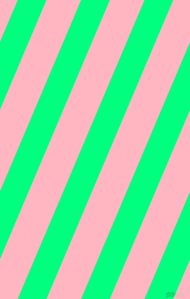 67 degree angle lines stripes, 53 pixel line width, 64 pixel line spacing, Spring Green and Light Pink stripes and lines seamless tileable