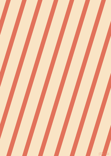 73 degree angle lines stripes, 15 pixel line width, 38 pixel line spacing, Terra Cotta and Egg Sour stripes and lines seamless tileable