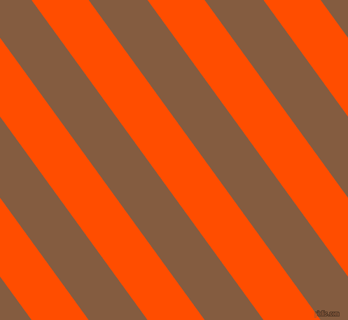126 degree angle lines stripes, 66 pixel line width, 68 pixel line spacing, Vermilion and Potters Clay stripes and lines seamless tileable