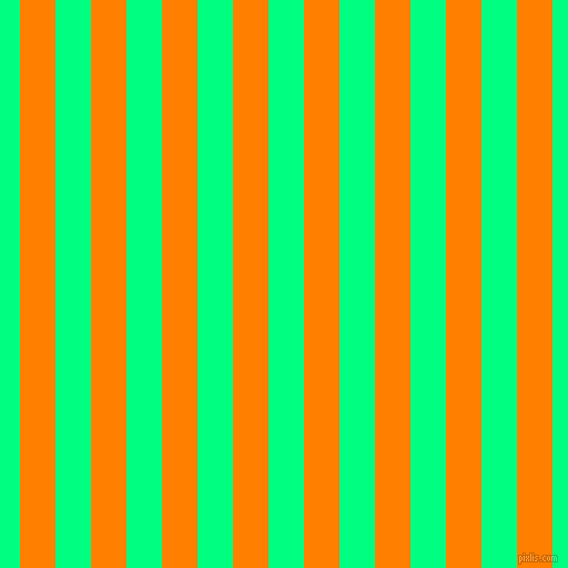 vertical lines stripes, 32 pixel line width, 32 pixel line spacing, Dark Orange and Spring Green vertical lines and stripes seamless tileable