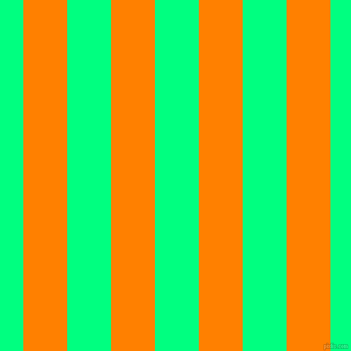 vertical lines stripes, 64 pixel line width, 64 pixel line spacing, Dark Orange and Spring Green vertical lines and stripes seamless tileable