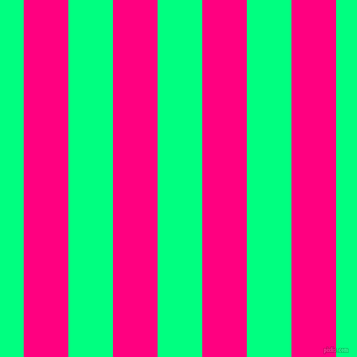 vertical lines stripes, 64 pixel line width, 64 pixel line spacing, Deep Pink and Spring Green vertical lines and stripes seamless tileable