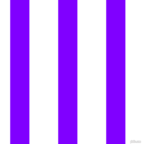 vertical lines stripes, 64 pixel line width, 96 pixel line spacing, Electric Indigo and White vertical lines and stripes seamless tileable