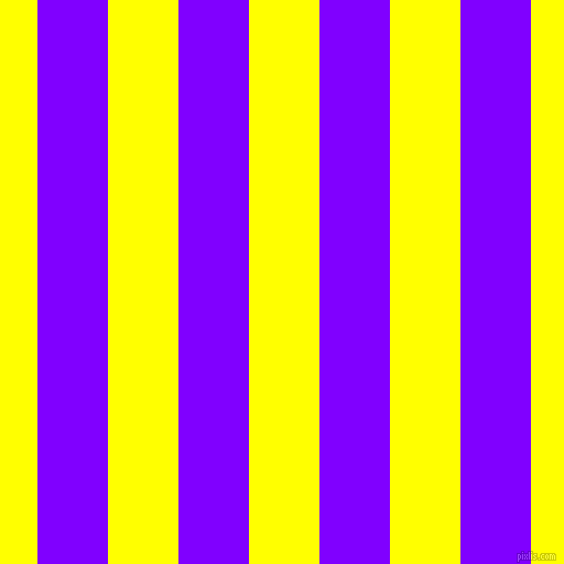 vertical lines stripes, 64 pixel line width, 64 pixel line spacing, Electric Indigo and Yellow vertical lines and stripes seamless tileable