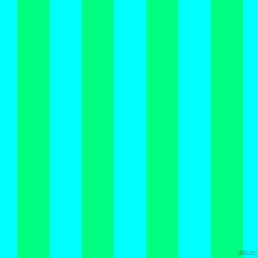 vertical lines stripes, 64 pixel line width, 64 pixel line spacing, Spring Green and Aqua vertical lines and stripes seamless tileable