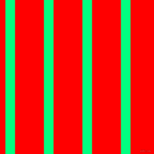 vertical lines stripes, 32 pixel line width, 96 pixel line spacing, Spring Green and Red vertical lines and stripes seamless tileable