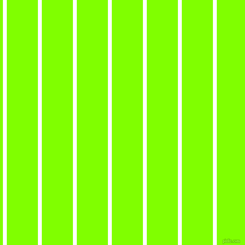 vertical lines stripes, 8 pixel line width, 64 pixel line spacing, White and Chartreuse vertical lines and stripes seamless tileable