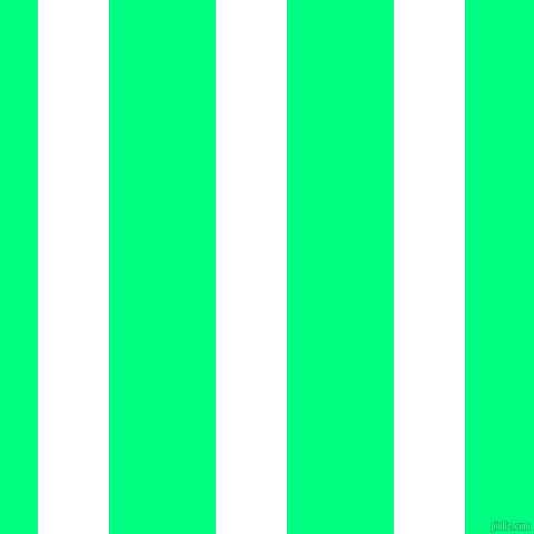 vertical lines stripes, 64 pixel line width, 96 pixel line spacing, White and Spring Green vertical lines and stripes seamless tileable