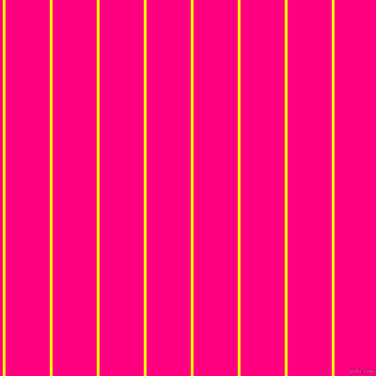 vertical lines stripes, 4 pixel line width, 64 pixel line spacing, Yellow and Deep Pink vertical lines and stripes seamless tileable