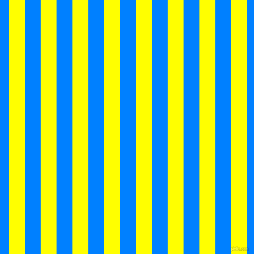 vertical lines stripes, 32 pixel line width, 32 pixel line spacing, Yellow and Dodger Blue vertical lines and stripes seamless tileable