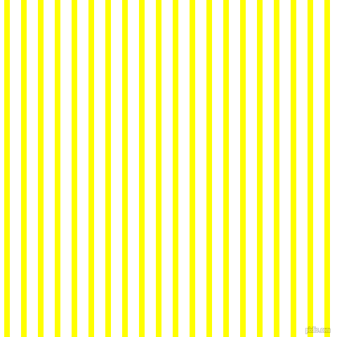 vertical lines stripes, 8 pixel line width, 16 pixel line spacing, Yellow and White vertical lines and stripes seamless tileable