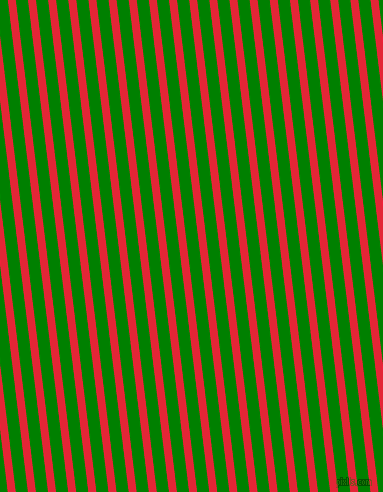 97 degree angle lines stripes, 8 pixel line width, 12 pixel line spacing, Alizarin and Green angled lines and stripes seamless tileable