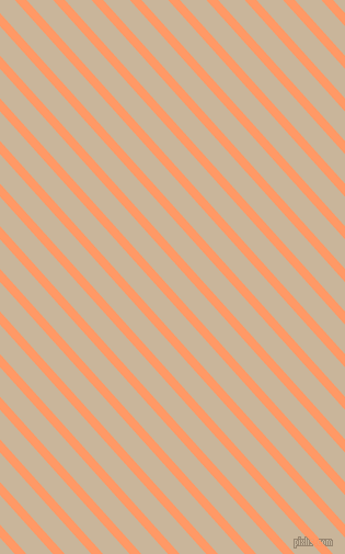 132 degree angle lines stripes, 8 pixel line width, 18 pixel line spacing, Atomic Tangerine and Sour Dough angled lines and stripes seamless tileable