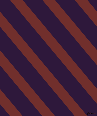 130 degree angle lines stripes, 41 pixel line width, 64 pixel line spacing, Auburn and Blackcurrant angled lines and stripes seamless tileable