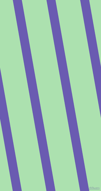 100 degree angle lines stripes, 30 pixel line width, 82 pixel line spacing, Blue Marguerite and Celadon angled lines and stripes seamless tileable