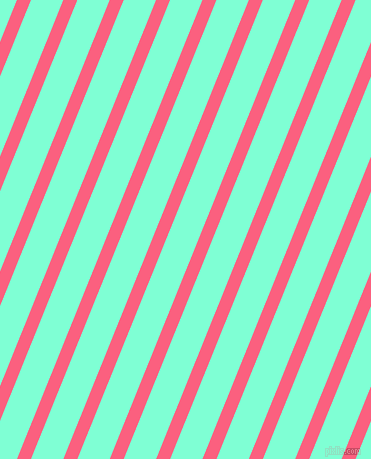 68 degree angle lines stripes, 13 pixel line width, 30 pixel line spacing, Brink Pink and Aquamarine angled lines and stripes seamless tileable