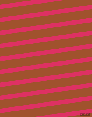 8 degree angle lines stripes, 15 pixel line width, 29 pixel line spacing, Cerise and Sienna angled lines and stripes seamless tileable