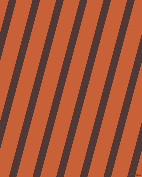 75 degree angle lines stripes, 24 pixel line width, 51 pixel line spacing, Cocoa Bean and Ecstasy angled lines and stripes seamless tileable