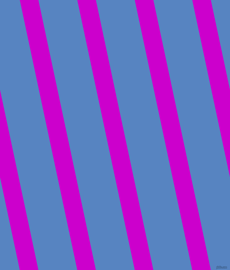 102 degree angle lines stripes, 61 pixel line width, 127 pixel line spacing, Deep Magenta and Havelock Blue angled lines and stripes seamless tileable