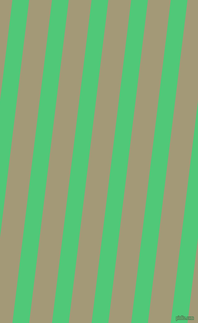 83 degree angle lines stripes, 33 pixel line width, 45 pixel line spacing, Emerald and Tallow angled lines and stripes seamless tileable