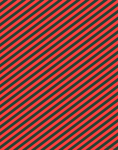 37 degree angle lines stripes, 9 pixel line width, 9 pixel line spacing, English Holly and Coral Red angled lines and stripes seamless tileable