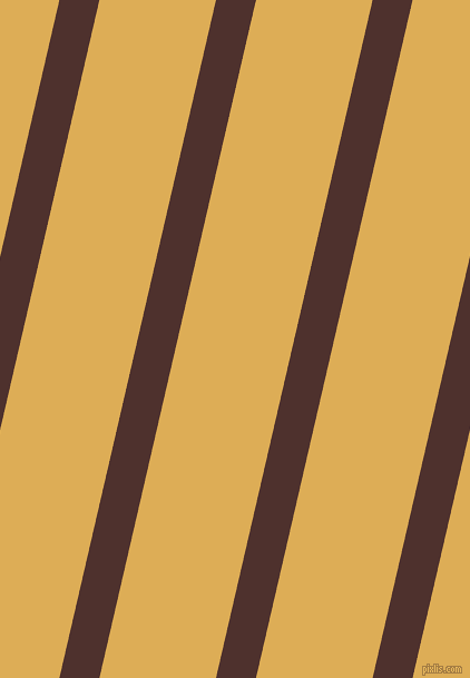 77 degree angle lines stripes, 35 pixel line width, 102 pixel line spacing, Espresso and Rob Roy angled lines and stripes seamless tileable