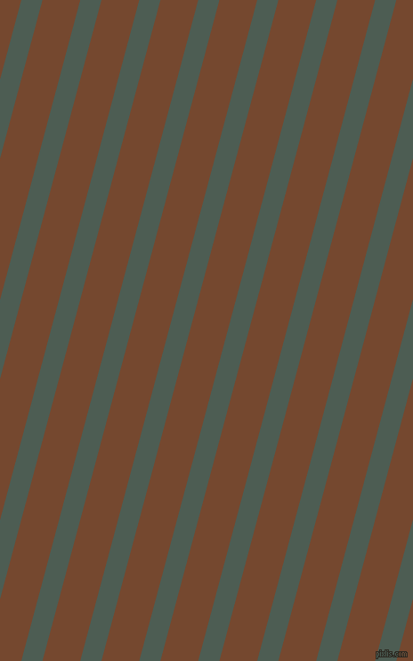 75 degree angle lines stripes, 23 pixel line width, 41 pixel line spacing, Feldgrau and Cape Palliser angled lines and stripes seamless tileable
