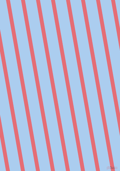 100 degree angle lines stripes, 13 pixel line width, 37 pixel line spacing, Froly and Pale Cornflower Blue angled lines and stripes seamless tileable