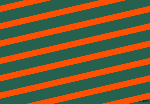 13 degree angle lines stripes, 21 pixel line width, 37 pixel line spacing, International Orange and Evening Sea angled lines and stripes seamless tileable