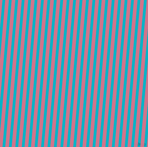 85 degree angle lines stripes, 9 pixel line width, 12 pixel line spacing, Iris Blue and Charm angled lines and stripes seamless tileable