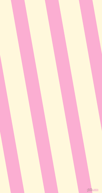 100 degree angle lines stripes, 43 pixel line width, 65 pixel line spacing, Lavender Pink and Corn Silk angled lines and stripes seamless tileable