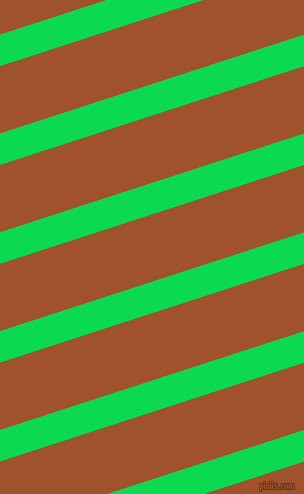 18 degree angle lines stripes, 30 pixel line width, 64 pixel line spacing, Malachite and Sienna angled lines and stripes seamless tileable