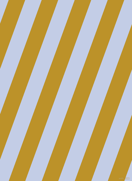 70 degree angle lines stripes, 51 pixel line width, 51 pixel line spacing, Nugget and Periwinkle angled lines and stripes seamless tileable