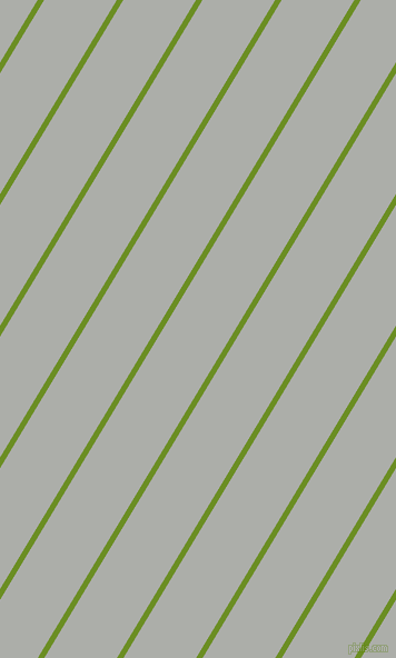 59 degree angle lines stripes, 5 pixel line width, 56 pixel line spacing, Olive Drab and Silver Chalice angled lines and stripes seamless tileable