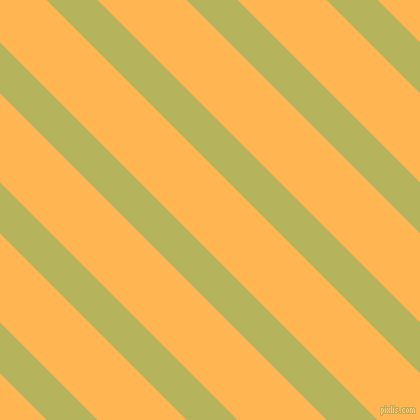 135 degree angle lines stripes, 36 pixel line width, 63 pixel line spacing, Olive Green and Koromiko angled lines and stripes seamless tileable