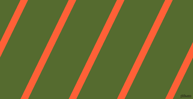 64 degree angle lines stripes, 23 pixel line width, 123 pixel line spacing, Outrageous Orange and Dark Olive Green angled lines and stripes seamless tileable