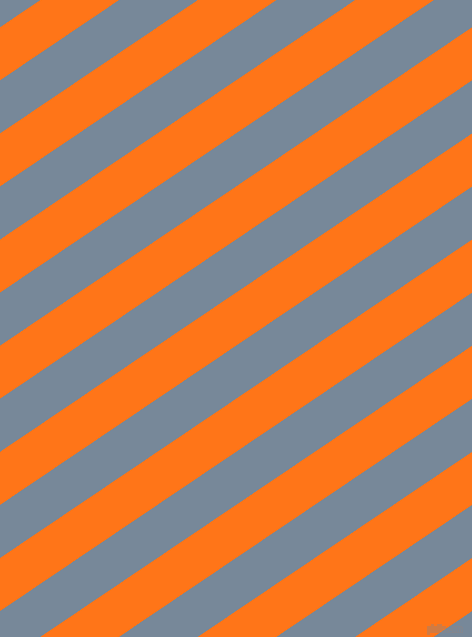 34 degree angle lines stripes, 44 pixel line width, 44 pixel line spacing, Pumpkin and Light Slate Grey angled lines and stripes seamless tileable