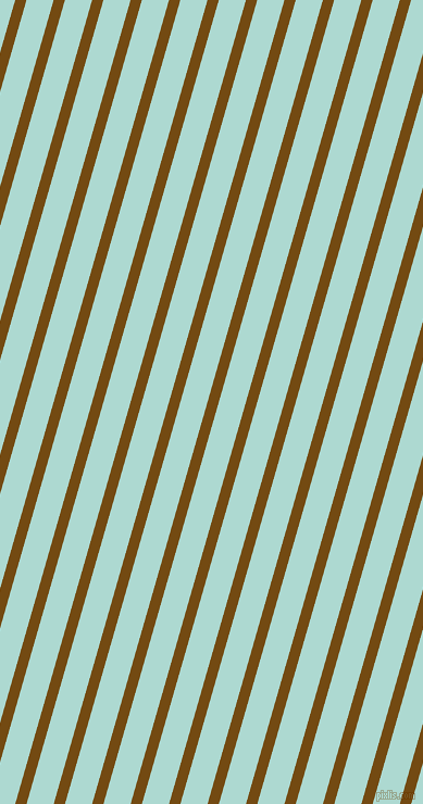 74 degree angle lines stripes, 10 pixel line width, 24 pixel line spacing, Raw Umber and Scandal angled lines and stripes seamless tileable