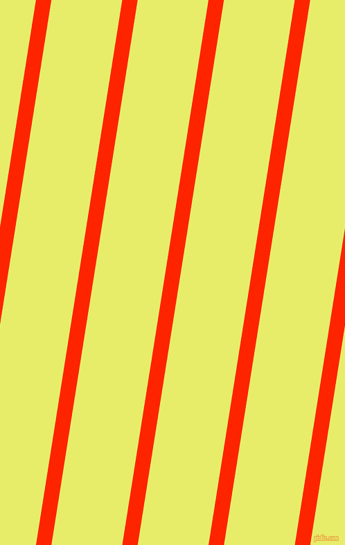 81 degree angle lines stripes, 22 pixel line width, 101 pixel line spacing, Scarlet and Honeysuckle angled lines and stripes seamless tileable