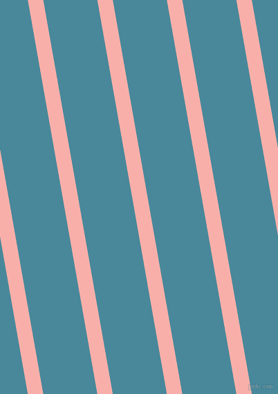 100 degree angle lines stripes, 22 pixel line width, 77 pixel line spacing, Sundown and Hippie Blue angled lines and stripes seamless tileable