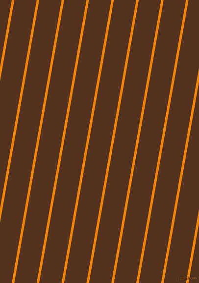 80 degree angle lines stripes, 5 pixel line width, 45 pixel line spacing, Tangerine and Brown Bramble angled lines and stripes seamless tileable