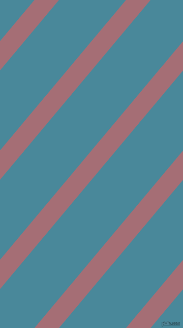 50 degree angle lines stripes, 37 pixel line width, 101 pixel line spacing, Turkish Rose and Hippie Blue angled lines and stripes seamless tileable