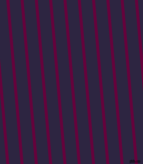 95 degree angle lines stripes, 10 pixel line width, 38 pixel line spacing, Tyrian Purple and Tolopea angled lines and stripes seamless tileable