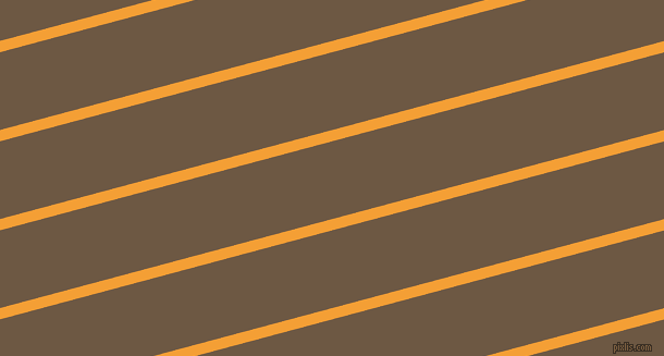 15 degree angle lines stripes, 10 pixel line width, 69 pixel line spacing, Yellow Sea and Tobacco Brown angled lines and stripes seamless tileable