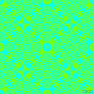 , Aqua and Chartreuse cellular plasma seamless tileable