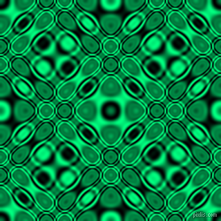 , Black and Spring Green cellular plasma seamless tileable