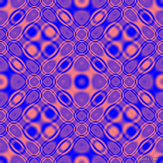, Blue and Salmon cellular plasma seamless tileable