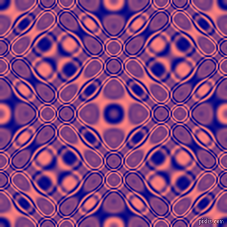 , Navy and Salmon cellular plasma seamless tileable