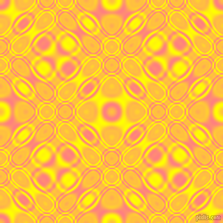 , Salmon and Yellow cellular plasma seamless tileable