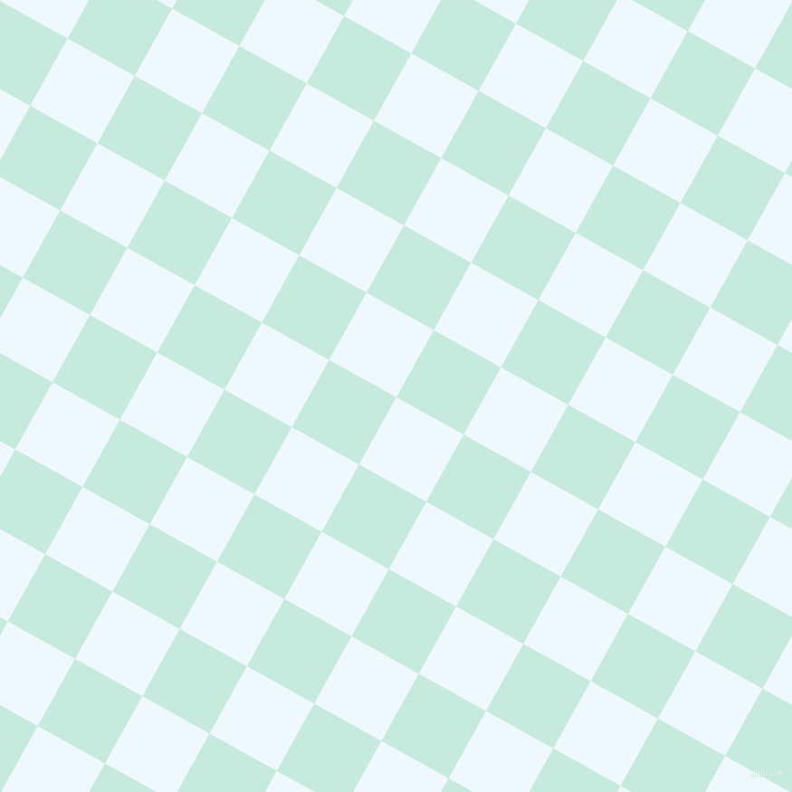 61/151 degree angle diagonal checkered chequered squares checker pattern checkers background, 85 pixel squares size, , Alice Blue and Mint Tulip checkers chequered checkered squares seamless tileable